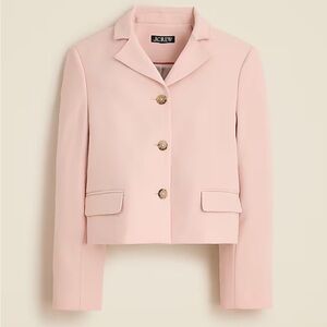 J. Crew Women's Pink Cropped Lady Blazer NWT